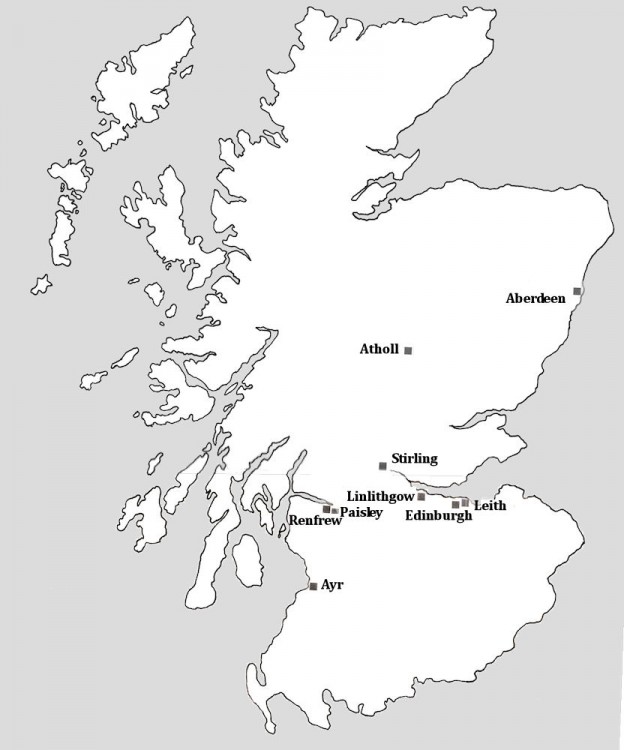 Historic-scotland-map-fifteenth-century - Louise Turner